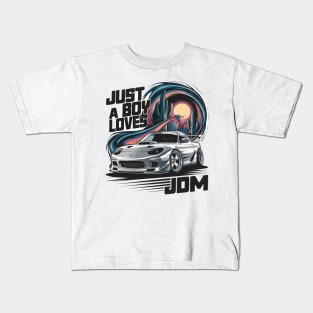 Just a Boy Who Loves JDM Kids T-Shirt